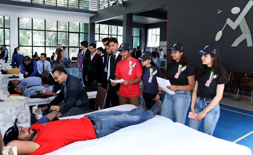 #ThrowbackThursday to one of YWC Foundation’s most successful Blood Donation Drive with Shoolini University