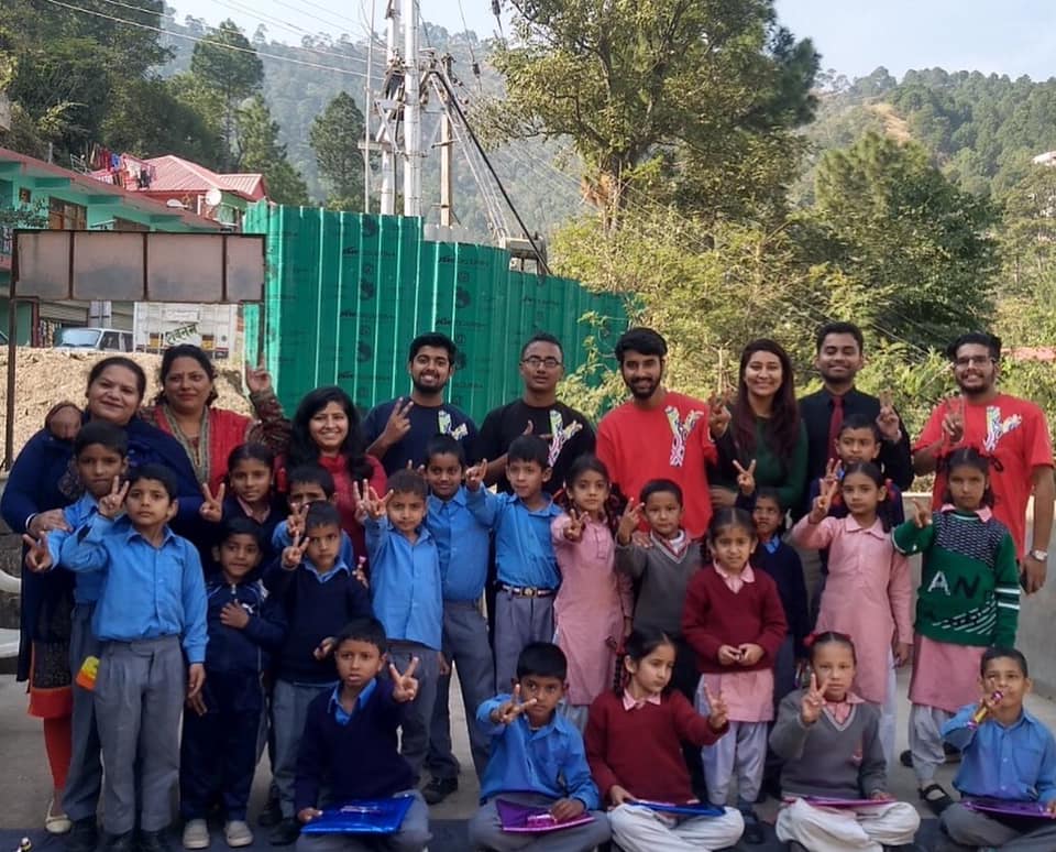 YouWeCan Foundation volunteers create cancer awareness on World Cancer Day at Shoolini University